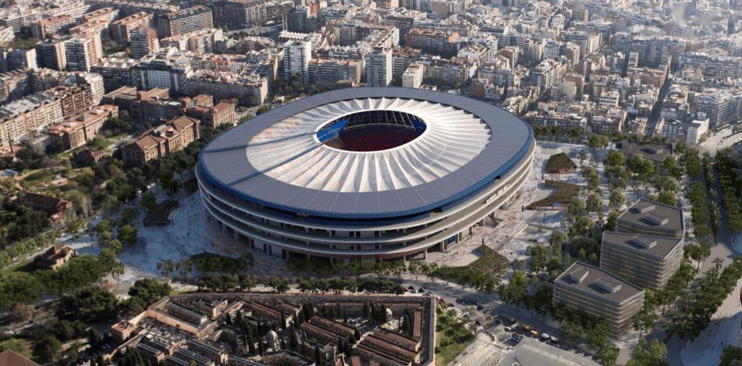 西甲 | 顶棚施工7个月！巴萨将再迁主场：拒付高租金，转扩建自家球场